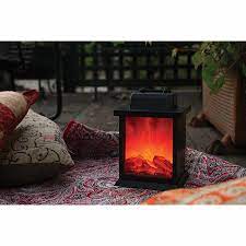 The introduction of led lights into lantern designs now makes them brighter, safer and lanterns have been around for thousands of years. Led Fireplace Lantern Flame Effect 21cm Other Outdoor Lighting Home Garden Worldenergy Ae