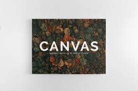 The psd file resolutes 4000×2690 px. Landscape Canvas Ratio 4x3 Mockup 03 In Indoor Advertising Mockups On Yellow Images Creative Store