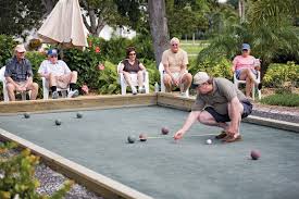 They can be anywhere from 8 feet to 14 feet wide and 60 feet to 91 feet long. Bocce Description Play Britannica