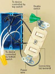 This light switch wiring diagram shows the power source starting at the switch box. All About Combination Switches And Receptacles Better Homes Gardens