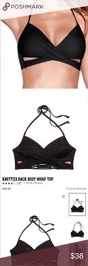 Nwt Victorias Secret Wrap Front Knotted Back Swim Victorias