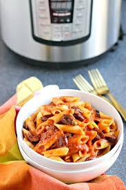 Instant Pot Pasta Puttanesca Vegan Recipe Vegan Instant Pot Recipes Vegetarian Instant Pot Pasta Puttanesca