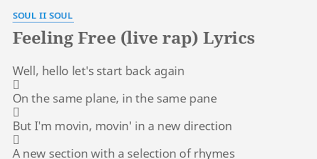 Lstm model for rapper drake. Feeling Free Live Rap Lyrics By Soul Ii Soul Well Hello Let S Start