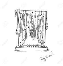 When autocomplete results are available use up and down arrows to review and enter to select. Clothes Rack Vector Illustration Royalty Free Cliparts Vectors And Stock Illustration Image 75349673