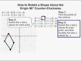 Check spelling or type a new query. 90 Degree Counterclockwise Rotation Formula