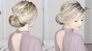 Before you go to the salon, spend some time finding the magazines or websites and determine what. Easiest Updo Ever Super Simple Perfect For Long Medium Shoulder Length Hair Youtube