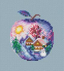 Make sure the image size is less than 5 megabytes. Winter In An Apple Cross Stitch Pattern Crossstitchingforfun Modern Embroidery Seasons In An Apple Cross Stitch Seasons Cross Stitch In 2021 Tiny Cross Stitch Cross Stitch Patterns Cross Stitch Patterns Christmas