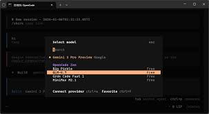 快速体验下超火的opencode！ | 甲维斯C – 托尼不是塔克