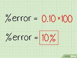 When you calculate results that are aiming for known values, the percent error formula is useful tool for determining the precision of your calculations. How To Calculate Percentage Error 7 Steps With Pictures
