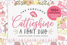 Modern script and modern calligraphy styles are a huge departure from traditional calligraphy and cursive handwriting. Cattieshine Font