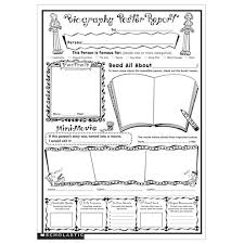 Scholastic Biography Report Personal Poster Sets In 2020 Learning Poster Teaching Writing School Reading