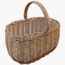 Wicker Basket 3 3d Model Ad Wicker Basket Model Wicker Basket 3d Model