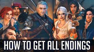 Ясно, pokemon go для ведьмачей. Witcher 3 How To Get All Endings Including Every Dlc Ending Youtube