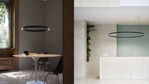Discover the compendium circle, an extension of the compendium family, designed by daniel rybakken circle is a lamp with a poetic nature and an essential design Compendium Circle Lamp Luceplan Spazio Schiatti Dealer