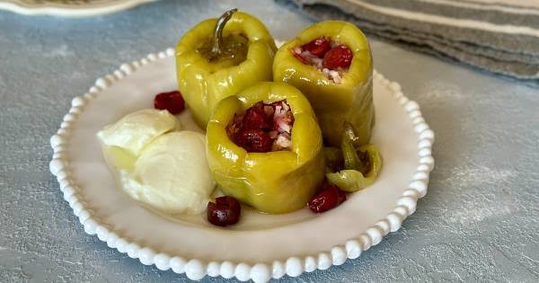Sour Cherry Stuffed Vegetables