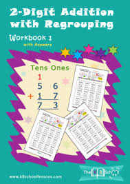 Made by the inspired educator. 2 Digit Addition With Regrouping Workbook Math Workbooks