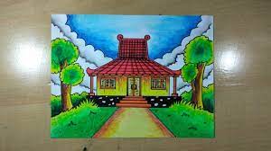 Fungsi rumah gadang yang juga penting ialah sebagai iringan adat, seperti menetapkan adat atau tempat melaksanakan acara seremonial adat seperti kematian. Cara Menggambar Rumah Adat Joglo Jawa Tengah Youtube