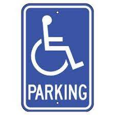 Handicapped Parking Sign Parking Signs Storefront Signs Reflective Sign