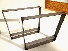 Whenever we buy tables from the market, the biggest problem we experience is their legs are not adjustable. Set Of 2 Flat Steel Table Legs With Lower Shelf Metal Coffee Table Legs Custom Sizes Available Steel Table Legs Table Legs Coffee Table Legs