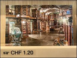 The abbey library in st. St Gallen Abbey Library Postcard Travelling Omnomnivore