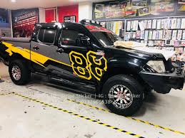 Custom cams vinyl sticker (a183). Stripe Sticker Nissan Navara Full Customize Decal Shah ÙÙØ³Ø¨ÙÙ