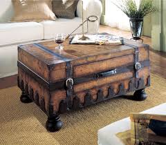 17 Old Trunks Turned Into Beautiful Vintage Table Coffee Table Trunk Coffee Table Vintage Steamer Trunk Coffee Table