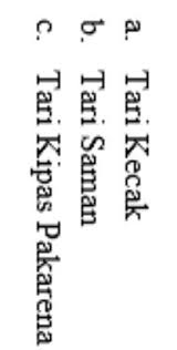 Pola lantai dapat juga dilakukan dengan cara kombinasi antara garis lurus dan garis lengkung. Tuliskan Pola Lantai Dari Tarian Berikut Brainly Co Id