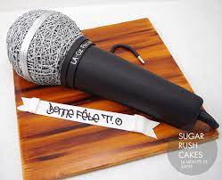 Microphone Cake Microphone Cake Music Cakes Cake Designs For Girl