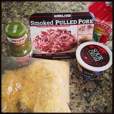 Smoked Pulled Pork Tacos Easy Breezy Dinner What You Will Need 1 Packet Of Kirkland Signatur Pulled Pork Tacos Costco Pulled Pork Recipe Pulled Pork Recipes