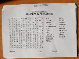 La variación de fechas se debe a que cada. Ceipso Maestro Rodrigo Auf Twitter Que Maravilla Feliz 8m Para Buscar En La Sopa De Letras Los Nombres De Mujeres Importantes Sus Companeras Profes De 5anos Jefa De Estudios Y Conserje Lo Ha Preparado