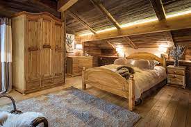 Schlafzimmer set lindau kleiderschrank bett bettbrücke in weiß mit. Lotus Landhausstil Schlafzimmer Komplett Set Rustikal Massivholz Kiefer Ebay