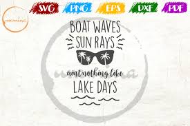 Download Boat Waves Sun Rays Aint Nothing Like Graphic By Uramina Creative Fabrica PSD Mockup Templates