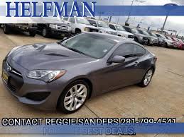 We can help find a vehicle that is right for you! Used 2013 Hyundai Genesis Coupe 2 0t For Sale In Houston Sugarland Ue147a
