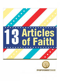 Lds Articles Of Faith Flip Chart