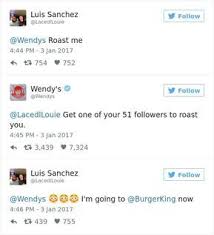35 Times Wendy S Was The Most Ruthless Roast Master On Twitter Funny Roasts Wendys Twitter Funny Tweets