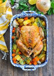 Slice, dice, shred, and serve! Crispy Roast Chicken With Vegetables The Seasoned Mom
