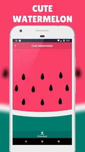 Cute seamless watermelon pattern on white background. Jh Cute Watermelon Wallpaper Background Hd Pour Android Telechargez L Apk