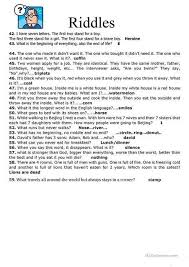 59 Riddles Worksheet Free Esl Printable Worksheets Made By Teachers Funny School Answers Riddles Funny Riddles