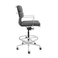 soho soft pad drafting chair charcoal fabric drafting chair chair most comfortable office chair