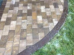 Your Home Could Be The Envy Of The Block With This Entryway Keystone Pavers Installed This Beautiful Entryw Cambridge Pavingstones Pavingstones Concrete Patio
