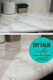 Er Any Of The Veins With The Lighter Colors To Soften The Vein Or Create A Feeling Of De Marble Countertops Faux Marble Countertop Painting Kitchen Countertops