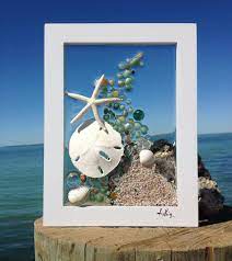 Pin By Cheryl Key On Crafts Resin And Mosaic Projects Beach Glass Art Sea Glass Crafts Sea Glass Art