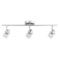 Shop Halo 3 Light Track Lighting Swivel Track Heads Chrome Finish Overstock 21130064