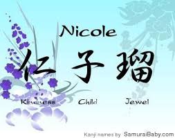 Chinese Nicole Name Art Images Meanings Translation Calligraphy Writing Fun Kindness Child Jewel In Chinese Michelle Name Name Art Name Wallpaper