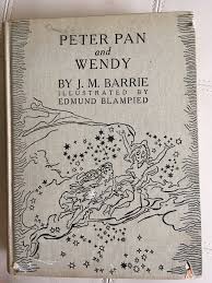 Peter Pan And Wendy Book Jm Barrie Edmund Blampied Hardcover 1940 Scribners