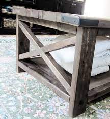 It has a very handy bottom. Oxidized X Coffee Table Diy Farmhouse Coffee Table Coffee Table Farmhouse Diy Coffee Table Plans
