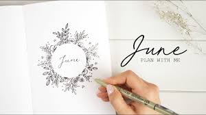 More images for bullet journal ideas june » Plan With Me June 2018 Bullet Journal Setup Youtube