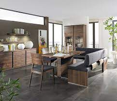 12 Cool Dining Tables With Benches Ideas And Designs Modern Dining Room Dining Table With Bench Kitchen Table Settings