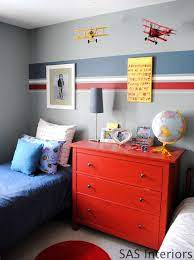 Try kelly green with yellow accents for a sunny look. Diy How To Paint Stripes And Product Review Of U Stripe It Boys Bedroom Makeover Boy Room Striped Walls