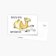 Sand clock,pen and yellow sticky notes written with hump day on wooden background. Camel Fathers Day Gifts Merchandise Redbubble